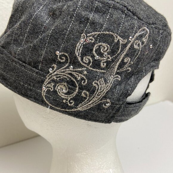 Panama Jack Cap Grey Embroidery Stones - Picture 3 of 7